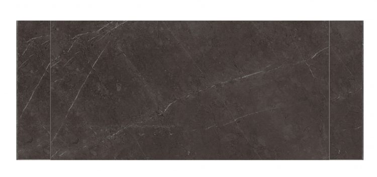 Lava Dark Grey Polished Bullnose  3 x 12